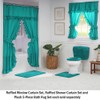 Wissota Trader Stoneberry Home Plush 5-Piece Bath Rug Set, Teal