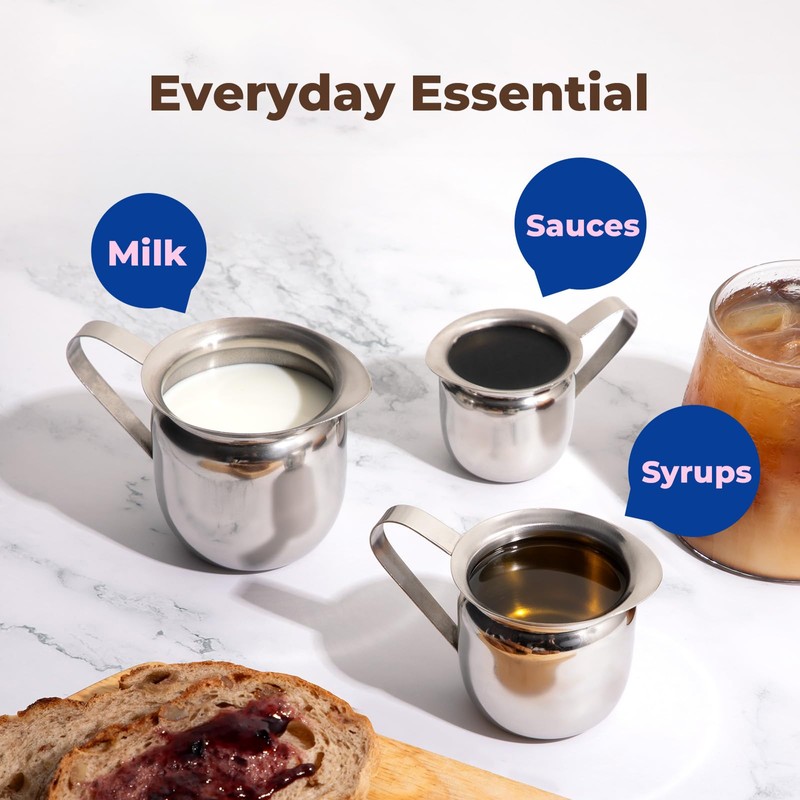 Fit Meal Prep [12 Pack] 3 oz Creamer Pitcher -