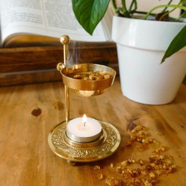 Brass Incense Burner Resin Incense Incense Holder Frankincense Myrrh Agarwood Benzo Incense Holder