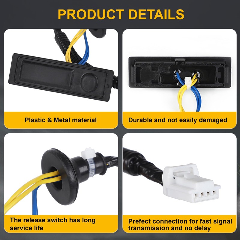 Tailgate Release Button Trunk Latch Compatible with 2013-2019 Nissan Pathfinder