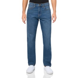 Dickies Mens 5-Pocket Athletic Taper Denim Jean, MID WASH, 40 30