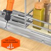 JOWBOOW Pull Out Spice Rack 4.33”W x 10.24”D x 8.66”H,