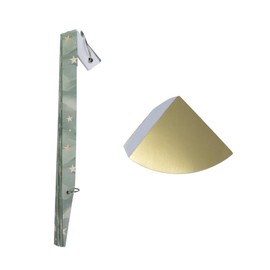 Ideen mit Herz Magnetic Folding Fir Tree Honeycomb Tree Decorative Tree Christmas Advent 22.3 cm High Diameter 10 cm (Design 3)