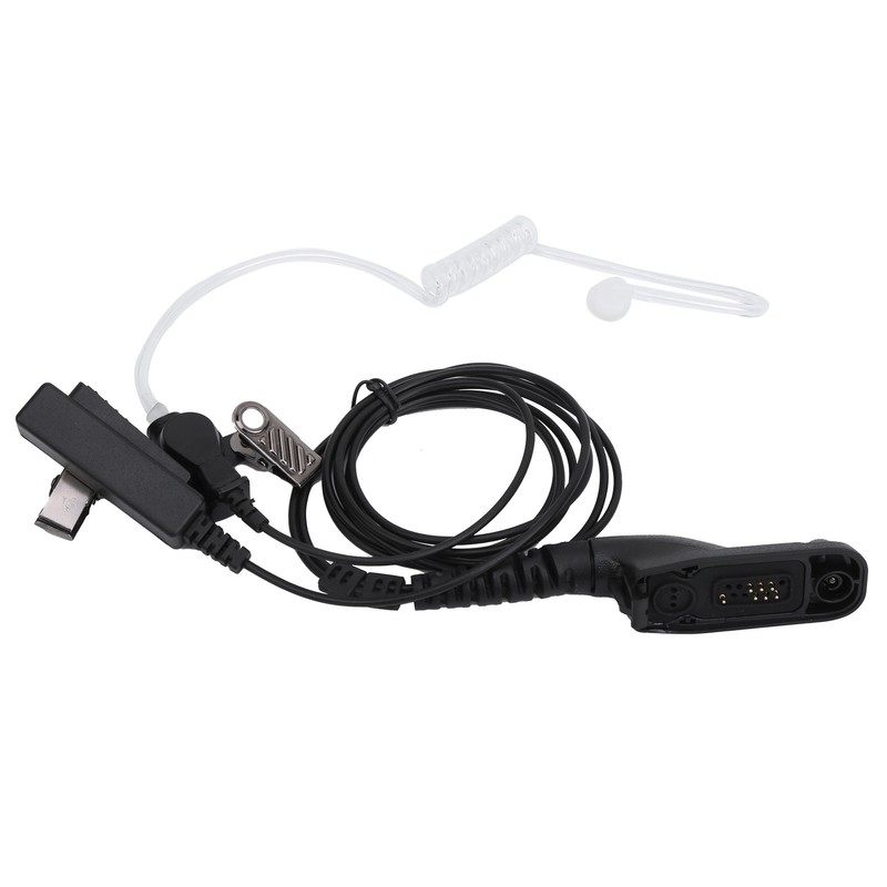 Walkie Talkie Headphone with Microphone PPT Acoustic Tube For Motorola
