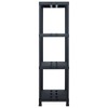 TREATLIFE HOME Storage Shelf Rack Plastic with 4 Tiers and