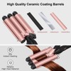 DAN Technology 3 Barrel Curling Iron Hair Crimper for Women,