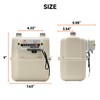 Roastove Gas Meter,Propane Natural Gas SUBMETER,with 3/4" Thread and Pulse