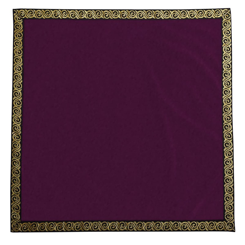 BLESSUME Wicca Square Altar Tarot Table Cloth for Reading with
