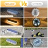WILLED Solar Step Lights for Outside,4 Pack Warm White Solar
