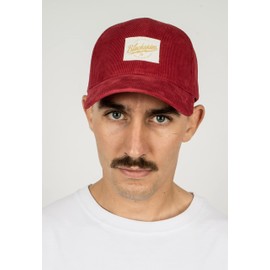 Blackskies® Crimson Baseball Cap | Herren Damen Schirm Premium Snapback Trucker Mütze Kappe Basecap Kappe Weinrot