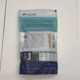 Salvere Medical Unisex Knee High Black Compression Socks 20-30 mmHg Size Large
