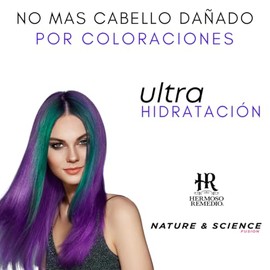 HR HERMOSO REMEDIO – Leave‑In Capilar Reparador 120 ml | Acondicionador sin Enjuague, Sin Sulfatos, Parabenos, Sal ni Siliconas | Repara Cabello Dañado, Hidrata, Protege Color y Controla Frizz