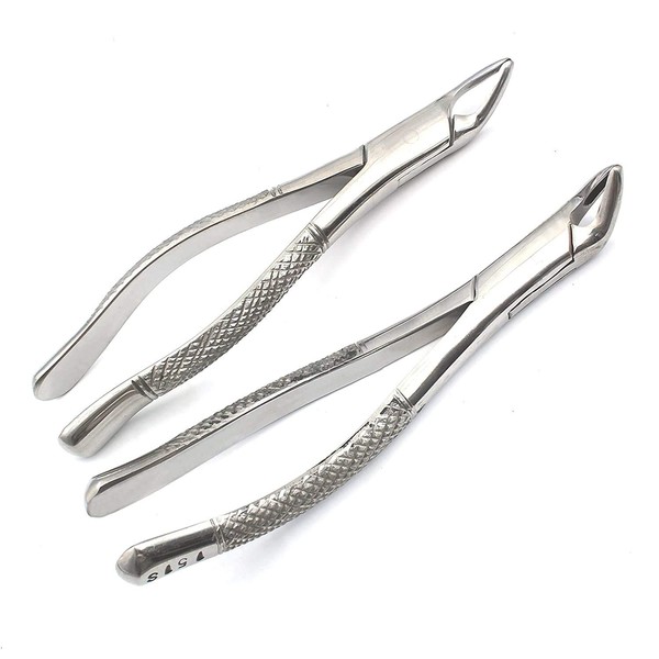 OdontoMed2011 DENTAL EXTRACTING FORCEPS 150S AND 151S UPPER INCISORS ROOT TEETH 2 PCS INSTRUMENTS ODM