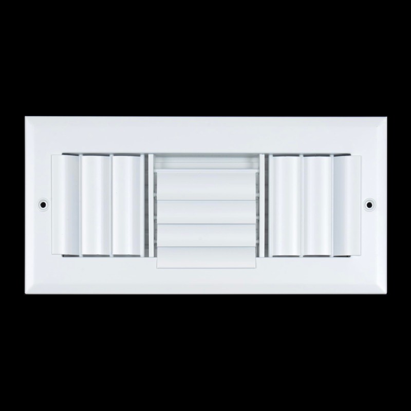 Fits 10x4 Duct Opening Aluminum 3-Way Adjustable Air Supply Grille