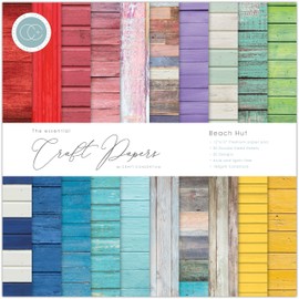Craft Consortium Double-Sided Paper Pad 12 x 12 Inches 30/Pkg Beach Hat, 20 Designs