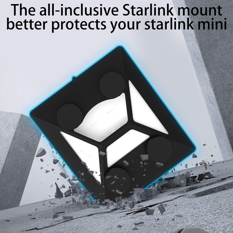 CRTHHGL Starlink Mini Mount,Flat Starlink Mini Magnet Car Shield Mount