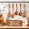 Wooden Spoons for Cooking, 10PCS Teak Wood Cookware Utensil Set