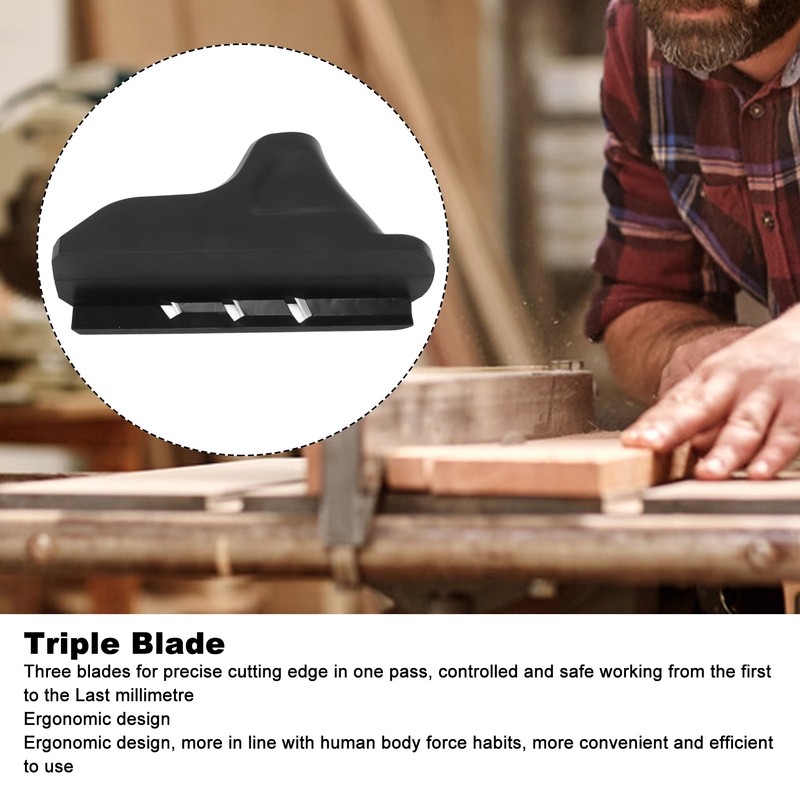 Hand Plane Gypsum Board Cutting Tool Triple Blade Plasterboard Quick