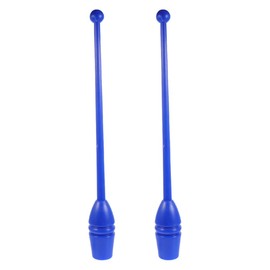 Toddmomy Rhythmic Gymnastics Stick Clubs 2pcs Gymnastics Training Equipment Tool 35cm Length