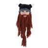Winter Warm Pirate Horn Style Knitted Crochet Slouch Baggy Beret