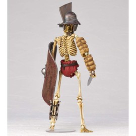 Kaiyodo KT030 Takeya Style Freely Figurine, Fish Helmet, Sieutter, Murmiro, Full Color Edition, Total Height: Approx. 6.5 inches (165 mm), PVC & ABC, Painted, Movable Figure