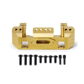 XUNJIAJIE Brass 118g Front Bumper Mount/Servo Mount Bumper for TRX4 1/10 RC Crawler Car Upgrades Accessories
