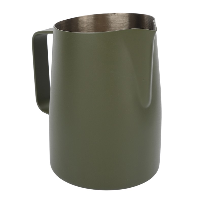 Milk Frothing Pitcher Slanting Mouth Food Grade Stainless Steel Milk