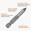 HARFINGTON PZ1 Screwdriver Bit 1/4" Hex Shank 50mm/2" Length Magnetic