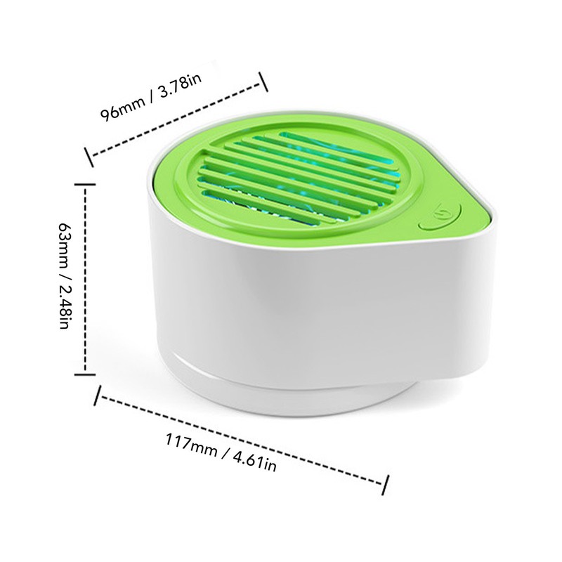 Fruit Vegetable Washing Machine ABS Household Capsule Shape Food Purifier