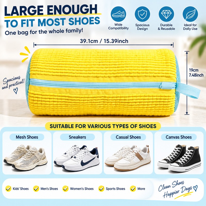 Shoe Washing Machine Bag for Sneakers & Casual Shoes –