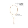 IQPDYV Gold Snake Chain Necklace for Women Drawable Thin Necklace