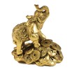 Feng Shui 3" Money Elephant Figurine Wealth Lucky Figurine Gift