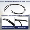 Magimaker 2Pcs Roof Molding Strips Roof Drip Molding 75556-06080 75555-06080