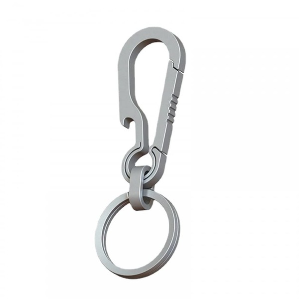DONGKER Keychain Keyring Carabiner Clip,Titanium EDC Keychain Clip Quick Release