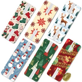 CREATCABIN 6 Packs Travel Necklace Organizer Portable Tangle- Free Jewelry Organizer Display Card Necklace Card Holder Universal Jewelry Storage for Chain Necklaces Bracelet 2.52x0.94 Inch Dessert