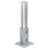 OTTFF 2 Pack Floor Mount Post Base for T Slot
