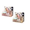 EXERZ Table Organiser/Desk Organiser/Desk Tidy/Pen Holder/Multifunctional Organiser (Rose Gold)