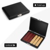 Saxophone Clarinet Reed Case, PU Leather Cover Storage Case with
