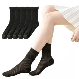 20 Pares De Calcetines Hasta Media Pantorrilla Para Mujer
