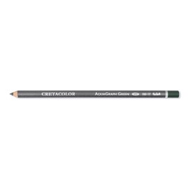 CRETACOLOR AquaGraph Water Soluble Pencil, Green