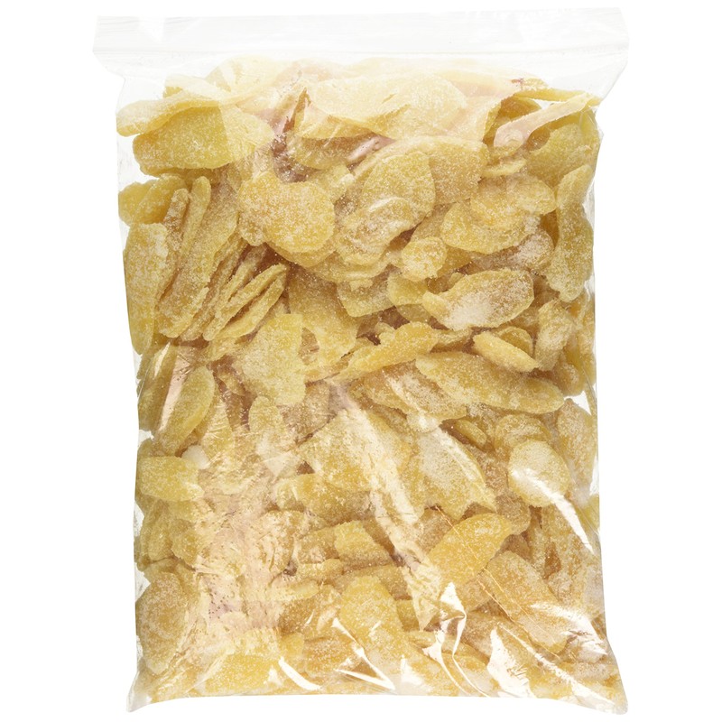 Dried Crystallized Ginger Slices, 5 lb