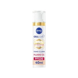 NIVEA Cellular Luminous630 - Fluido CC Antimacchia SPF30 3-in-1 - CC Cream Tripla Azione - Copre e Riduce le Macchie - Protezione solare viso con colore - Tutti i tipi di pelle - Tono Chiaro - 40 ml