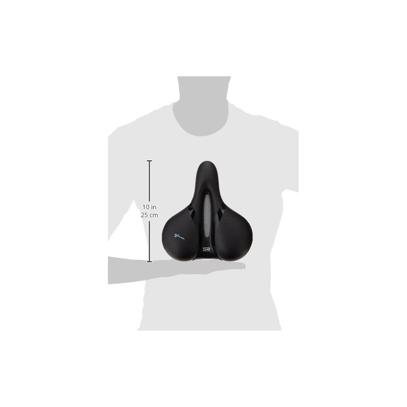 Selle Royal Respiro Soft Relaxed Saddle Black, Medium