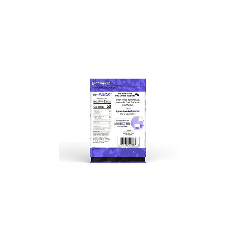Sqwincher Fast Pack Liquid Concentrate, Grape, .6 fl oz (4