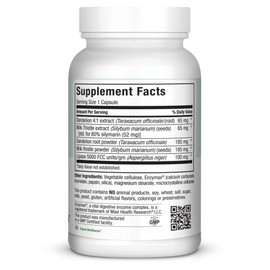 Maxi Health Maxi Health Livamax - Liver Formula - with Milk Thistle and Dandelion Root - 120 Capsules - Kosher