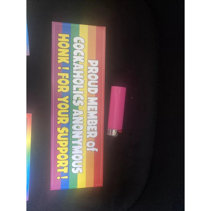 5 Piece Gay Prank Bumper Stickers Decals Free Gift