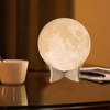 Moon Lamp, Moon Light 3 Color LED Moon Night Light