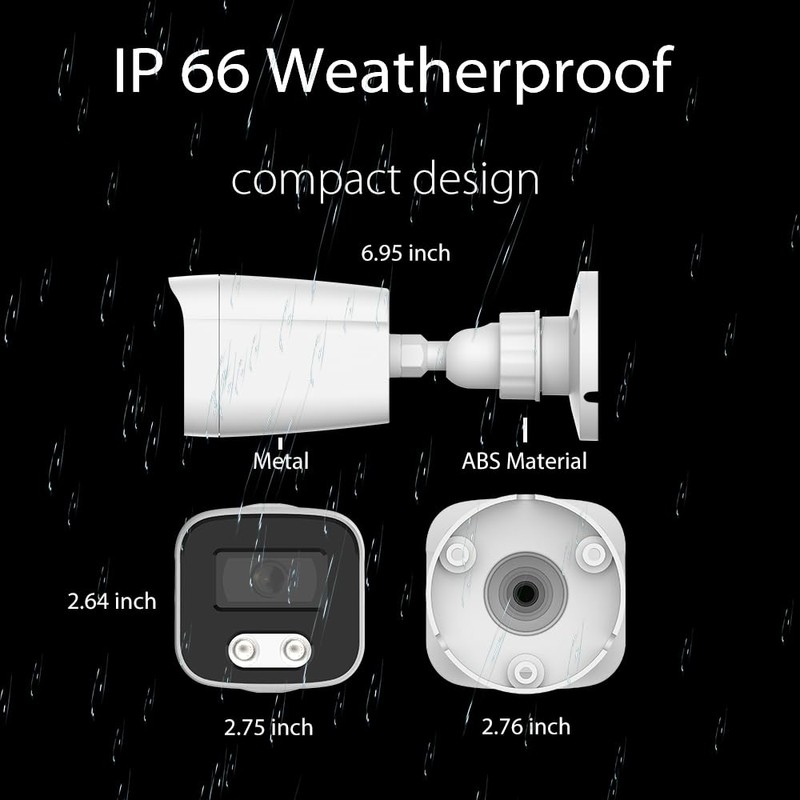 honic Clear Night Vision 5MP TVI AHD Bullet IR Analog