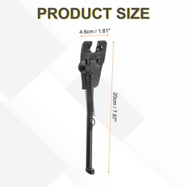 sourcing map Back Bike Kickstand for 14" Wheel Bicycle Single-Side Kick Stand Rear Mount Bikes Support Racks for BMX MTB Mountain Bike, Black