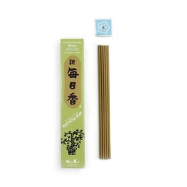 Japanese Incense Sticks, Pack of 50 Nippon Kodo Morning Star Incense Sticks, Smoke Sticks from Japan Made of Natural Fabrics without Chemistry for Relaxation and Meditation (Pine)